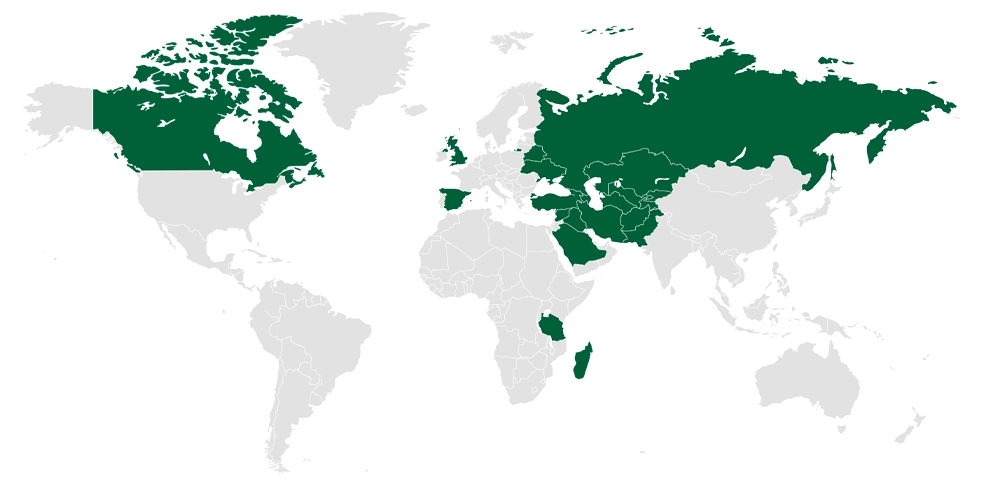 نقشه صادرات چاپخانه انتشارات جنگل